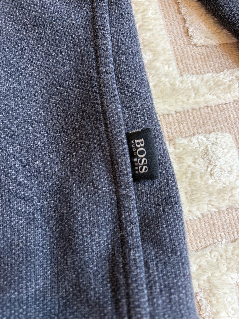 Hugo Boss Gray Regular Fit Zip Sweater - Picture 4 of 5